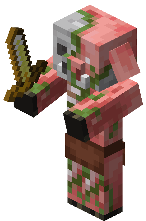 Zombified Piglin Minecraft mob